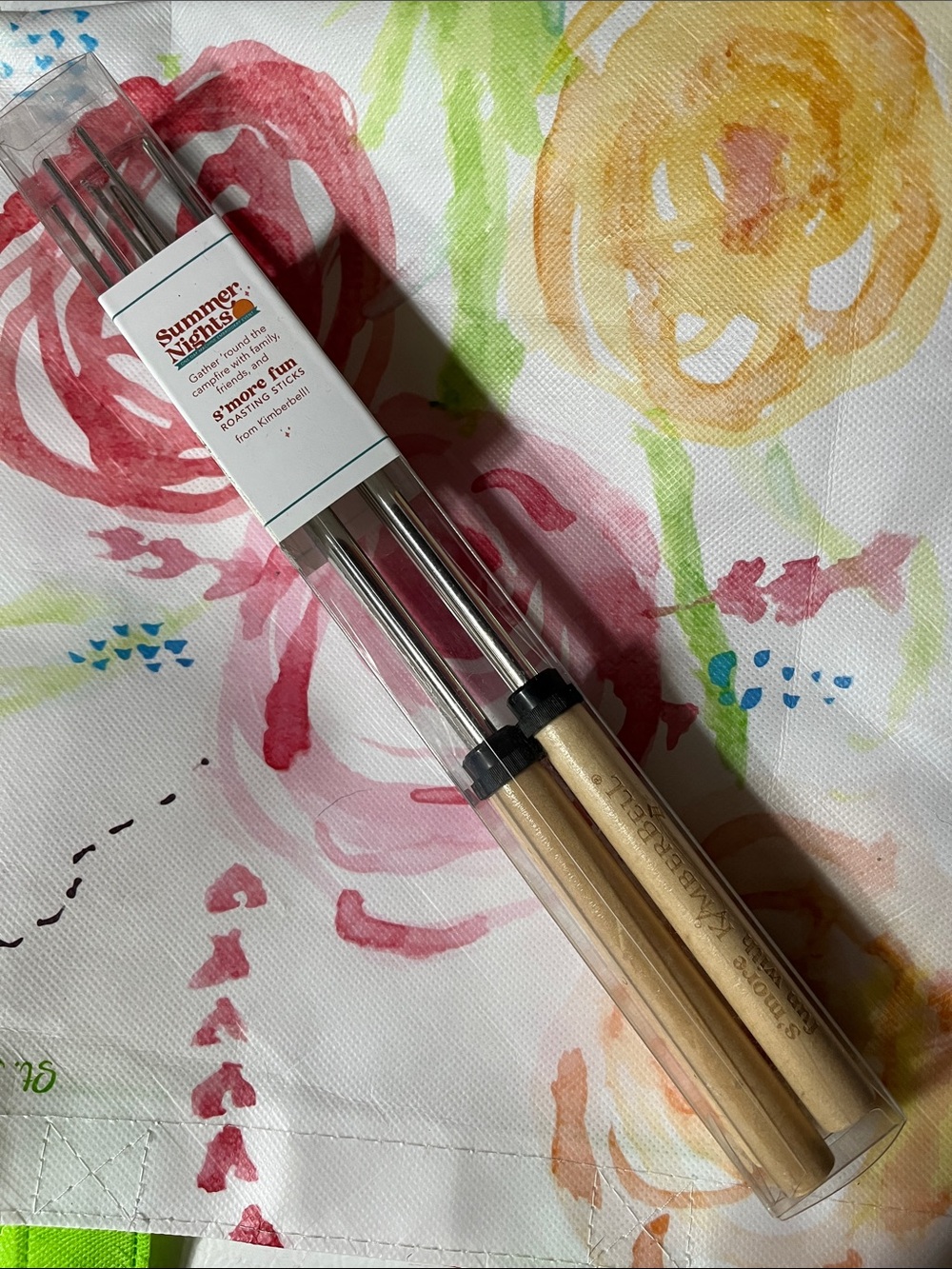Summer Nights S'more Fun Roasting Sticks Kimberbell Set of 4